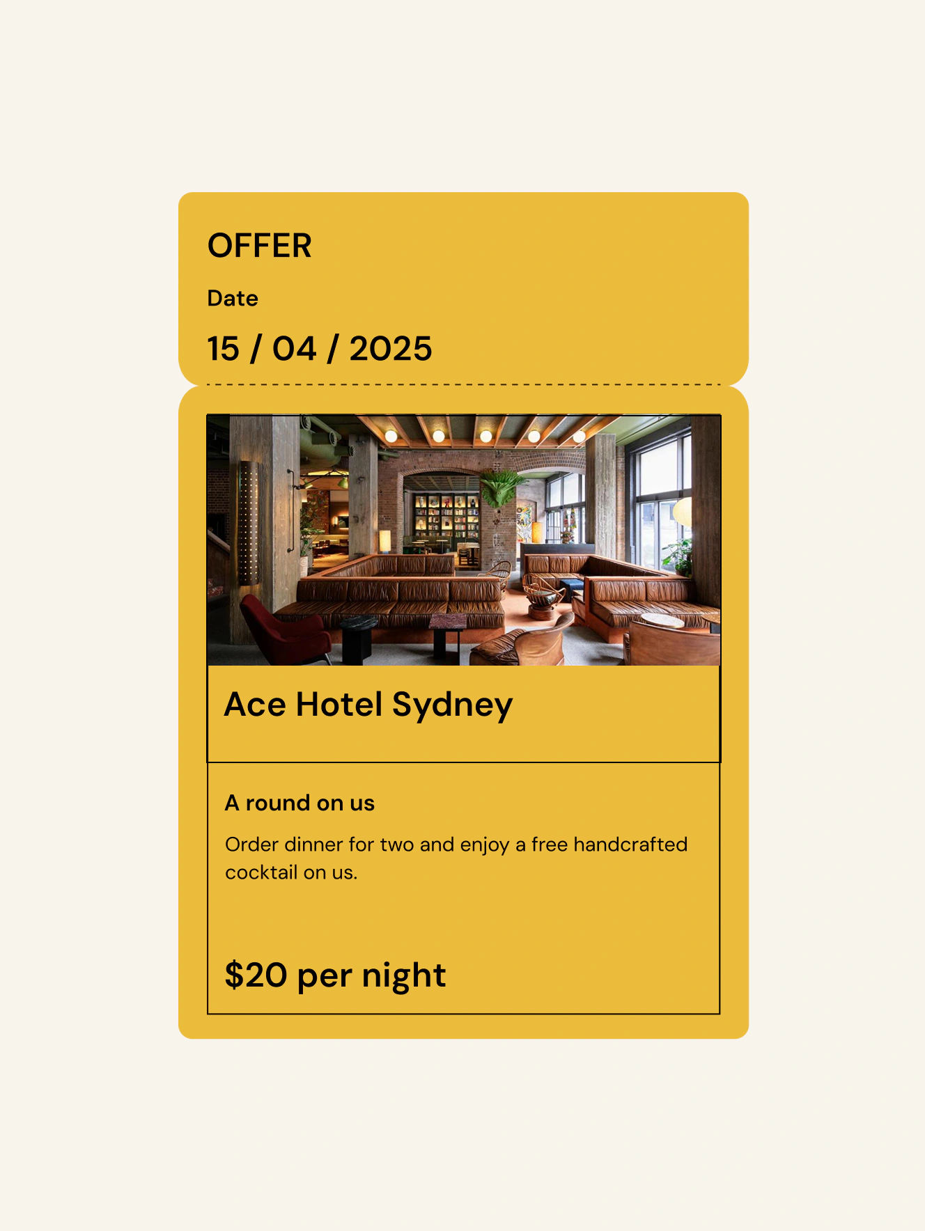 Journey Maker personalized travel offer